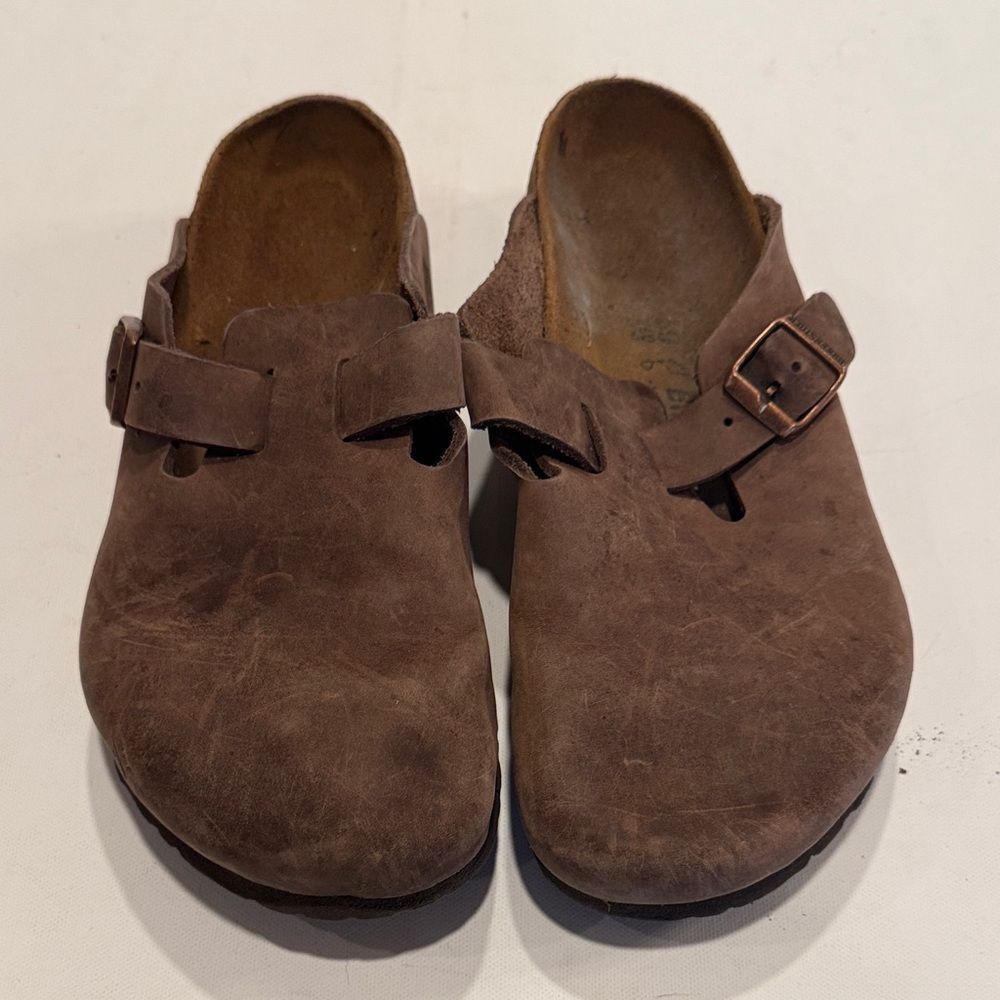 Birkenstock Men's Brown Leather Loafers
